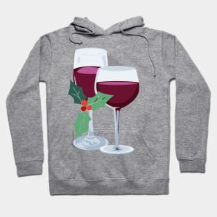 Wine and Holly Hoodie